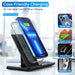 3 - in - 1 Wireless Charger - 18W Fast Charging Station for iPhone, iWatch, AirPods - All - Gadgetry