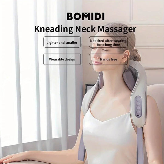 Cordless Neck Shoulder Massager with Heat - All - Gadgetry