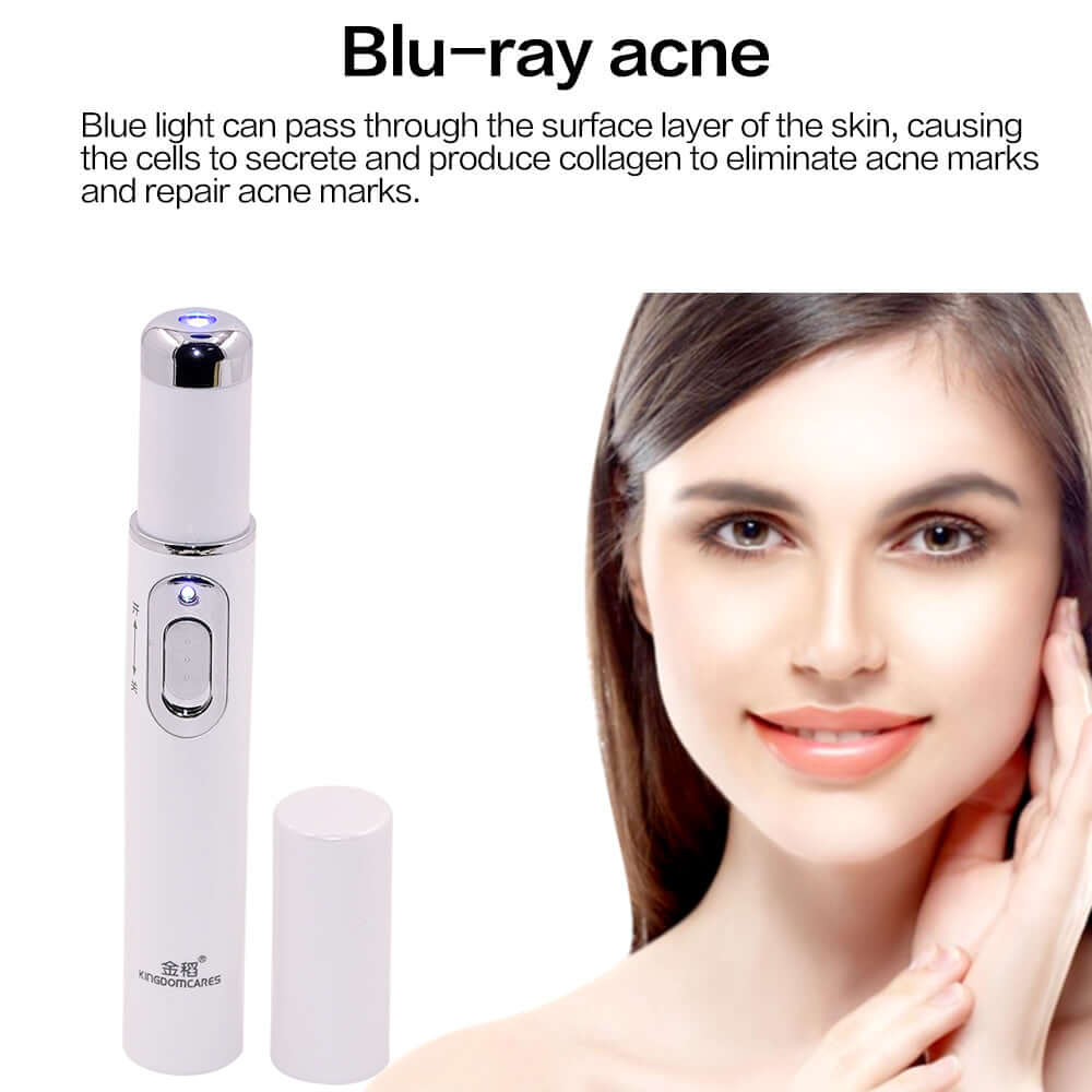 Magic Blue Light Facial Machine for Acne, Wrinkles, and Spider Veins Removal - All-Gadgetry