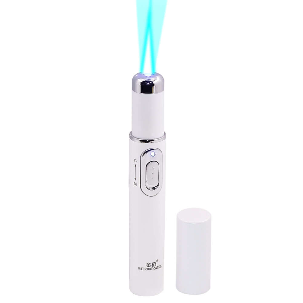 Magic Blue Light Facial Machine for Acne, Wrinkles, and Spider Veins Removal - All-Gadgetry