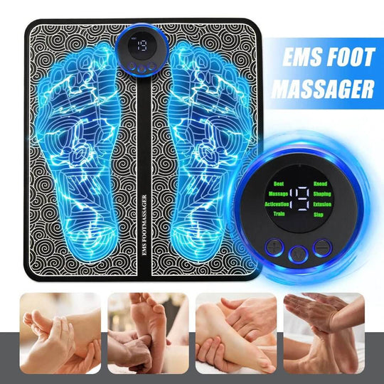 EMS Foot Massager Leg Electric Kneading Muscle Pain Relief Machine - All - Gadgetry