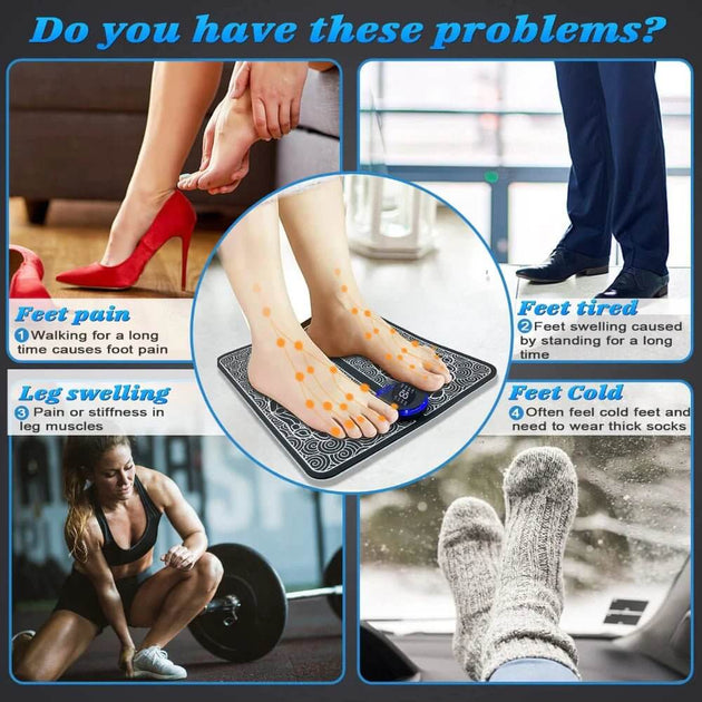 EMS Foot Massager Leg Electric Kneading Muscle Pain Relief Machine - All - Gadgetry