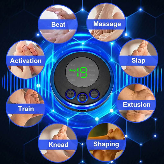 EMS Foot Massager Leg Electric Kneading Muscle Pain Relief Machine - All - Gadgetry