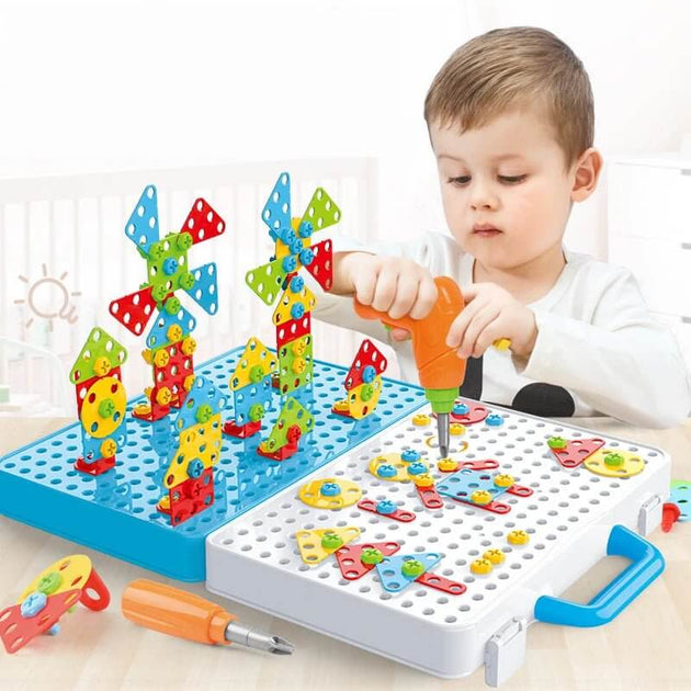Kids Drill & Screw Nut Puzzle Toys - All - Gadgetry