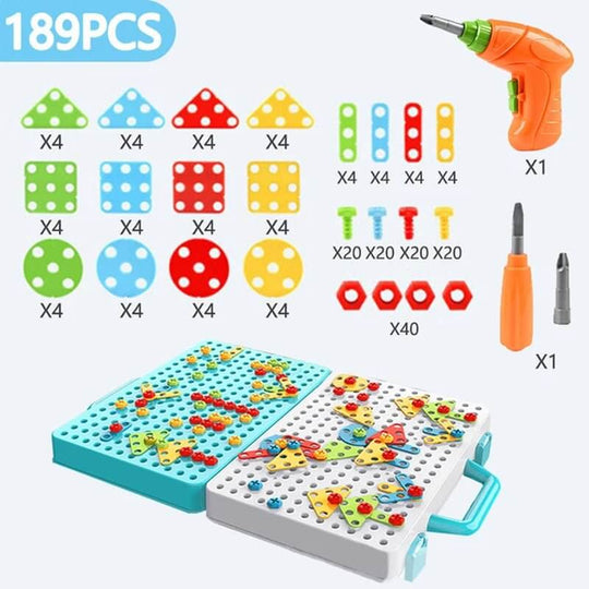 Kids Drill & Screw Nut Puzzle Toys - All - Gadgetry