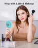 Mini Handheld Fan Battery Operated Small Personal Portable Speed Adjustable USB Rechargeable Fan Cute Design Powerful Eyelash Fan for Stylish Kids Girls Women Men Indoor Outdoor Travelling - All - Gadgetry