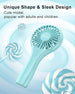 Mini Handheld Fan Battery Operated Small Personal Portable Speed Adjustable USB Rechargeable Fan Cute Design Powerful Eyelash Fan for Stylish Kids Girls Women Men Indoor Outdoor Travelling - All - Gadgetry