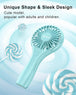 Mini Handheld Fan Battery Operated Small Personal Portable Speed Adjustable USB Rechargeable Fan Cute Design Powerful Eyelash Fan for Stylish Kids Girls Women Men Indoor Outdoor Travelling - All - Gadgetry