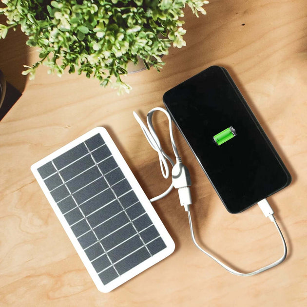 Mini Solar Charger - Portable USB Solar Panel for Outdoor Travel - All - Gadgetry