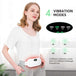 Portable Heating Pad for Period Cramps,1800Mah Cordless Period Heating Pad,3 Massage Modes Menstrual Heating Pad,Electric Rapid Fast Heating Period Cramp Heating Pad, Gifts for Women & Girl,White - All - Gadgetry
