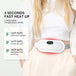 Portable Heating Pad for Period Cramps,1800Mah Cordless Period Heating Pad,3 Massage Modes Menstrual Heating Pad,Electric Rapid Fast Heating Period Cramp Heating Pad, Gifts for Women & Girl,White - All - Gadgetry