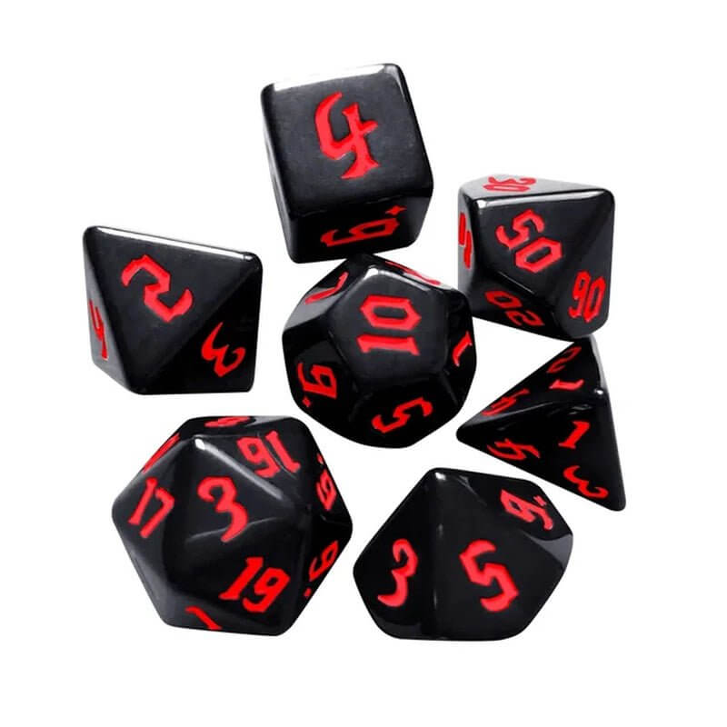 RPG Polyhedral Dice Set Luminous Electronic DND Dice Multiple Sides Entertainment Toys for Board Game Party - All - Gadgetry