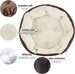 Small Dog Bed for Small Dogs, Cat Beds for Indoor Cats, Pet Bed for Puppy and Kitty, Extra Soft & Machine Washable with Anti - Slip & Water - Resistant Oxford Bottom, Brown, 20 Inches - All - Gadgetry