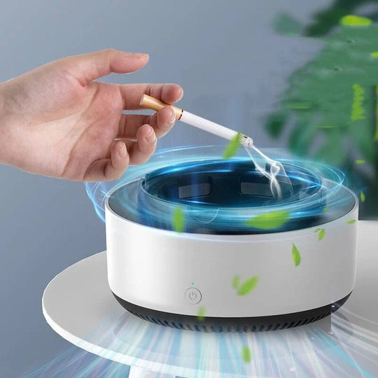 Smoke Removal Air Purification Ashtray Anion Purification Practical Automatic Purifier Ashtray Portable Gadgets for Car Ashtray - All - Gadgetry