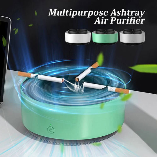Smoke Removal Air Purification Ashtray Anion Purification Practical Automatic Purifier Ashtray Portable Gadgets for Car Ashtray - All - Gadgetry