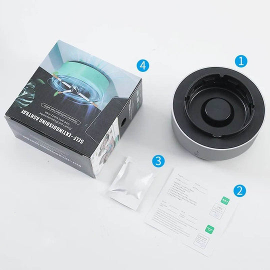 Smoke Removal Air Purification Ashtray Anion Purification Practical Automatic Purifier Ashtray Portable Gadgets for Car Ashtray - All - Gadgetry