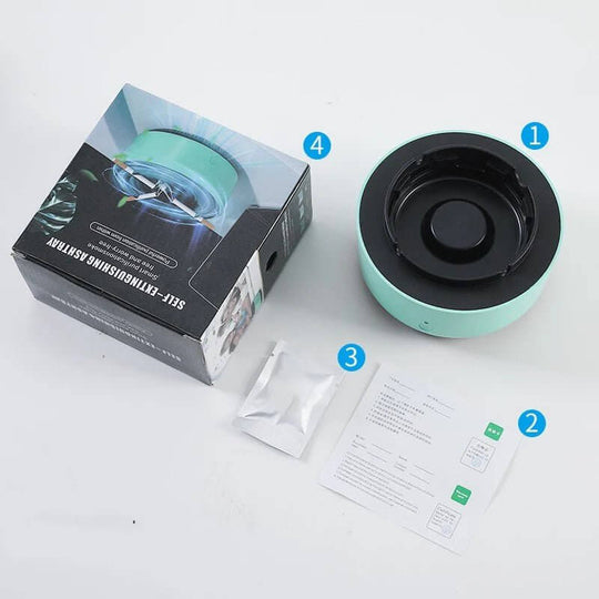 Smoke Removal Air Purification Ashtray Anion Purification Practical Automatic Purifier Ashtray Portable Gadgets for Car Ashtray - All - Gadgetry