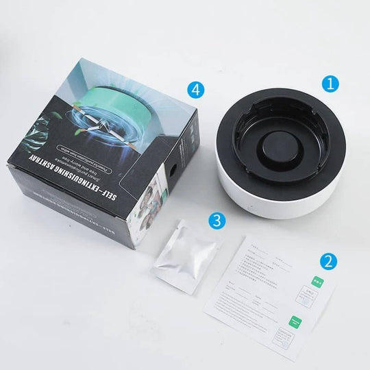 Smoke Removal Air Purification Ashtray Anion Purification Practical Automatic Purifier Ashtray Portable Gadgets for Car Ashtray - All - Gadgetry