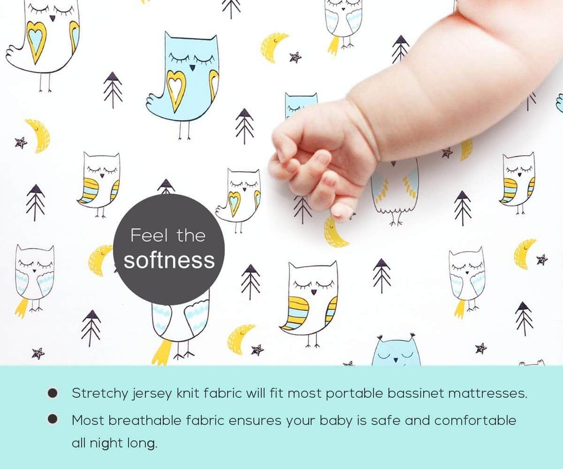 Stretchy Changing Pad Covers Carddle Sheet Set for Baby Boys Girls,2 Pack Jersey Knit,Arrow & Owl - All - Gadgetry