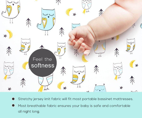 Stretchy Changing Pad Covers Carddle Sheet Set for Baby Boys Girls,2 Pack Jersey Knit,Arrow & Owl - All - Gadgetry