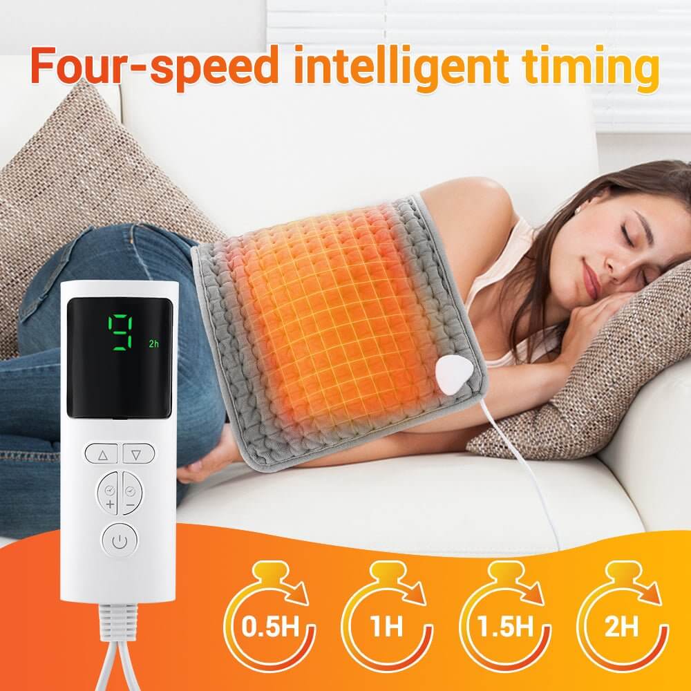 Washable Electric Heating Pad | Winter Warmer for Back & Abdomen - All - Gadgetry