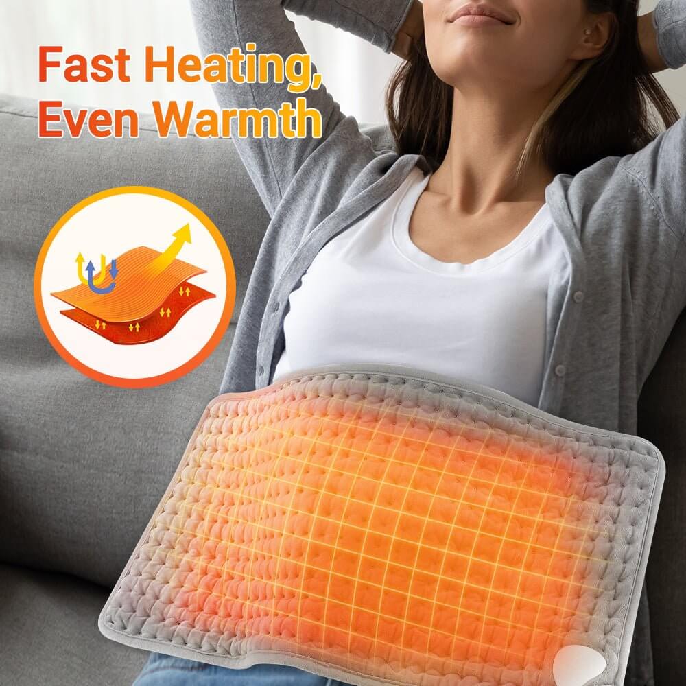 Washable Electric Heating Pad | Winter Warmer for Back & Abdomen - All - Gadgetry