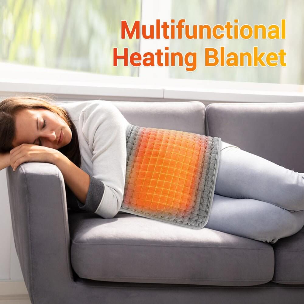 Washable Electric Heating Pad | Winter Warmer for Back & Abdomen - All - Gadgetry