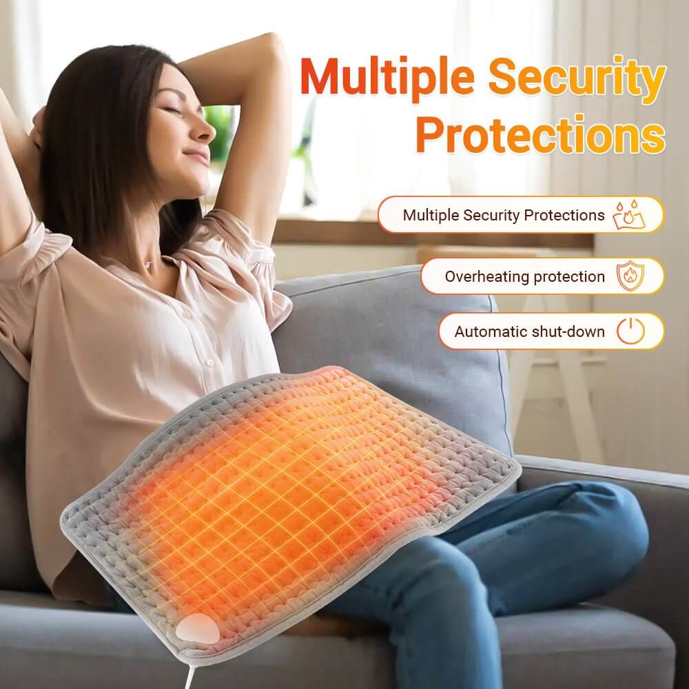 Washable Electric Heating Pad | Winter Warmer for Back & Abdomen - All - Gadgetry