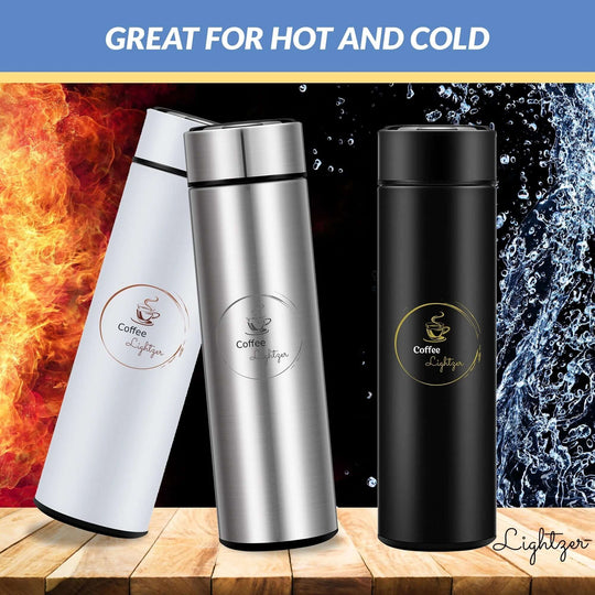 Water Bottle Tea Infuser Travel Mug with Smart LCD Touch - All - Gadgetry
