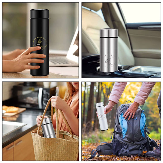 Water Bottle Tea Infuser Travel Mug with Smart LCD Touch - All - Gadgetry